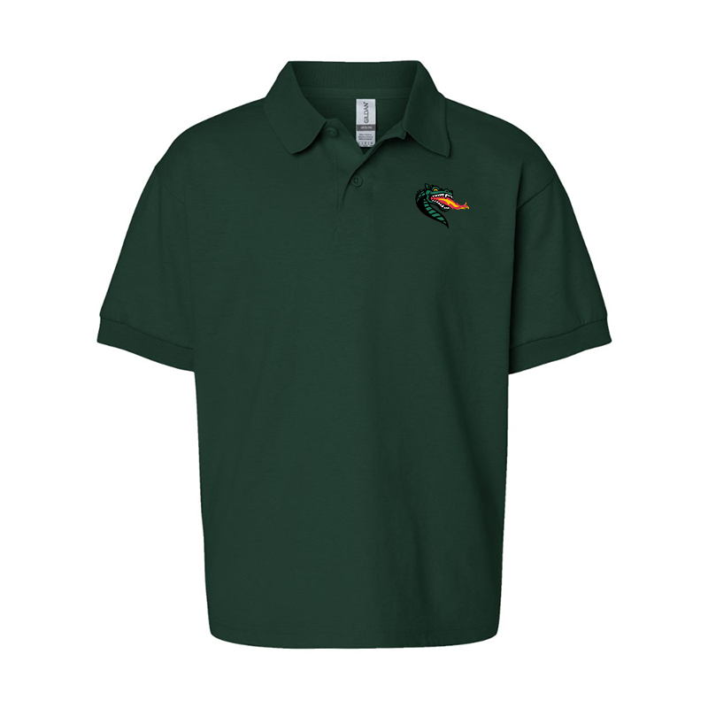 Youth UAB Blazers Gildan Dry Blend Jersey Polo